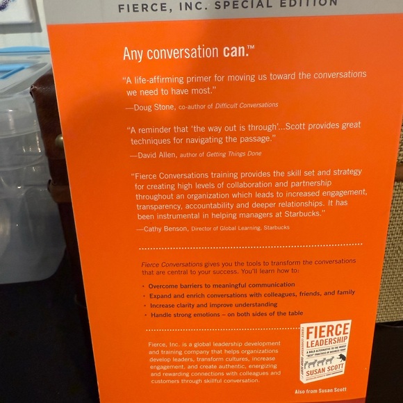 Fierce Conversations Book - Picture 2 of 2